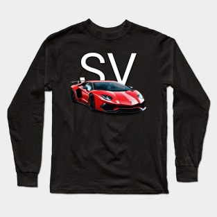 Lamborghini Aventador SV Long Sleeve T-Shirt